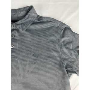 Tommy Bahama Men's Gray Print Short Sleeve Polo Shirt‎ XL/TG Casual